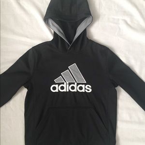 Boys Adidas Black Hoodie
